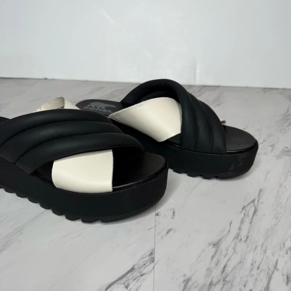 Sorel Cameron Crisscross Flatform Sandal 8 1/2